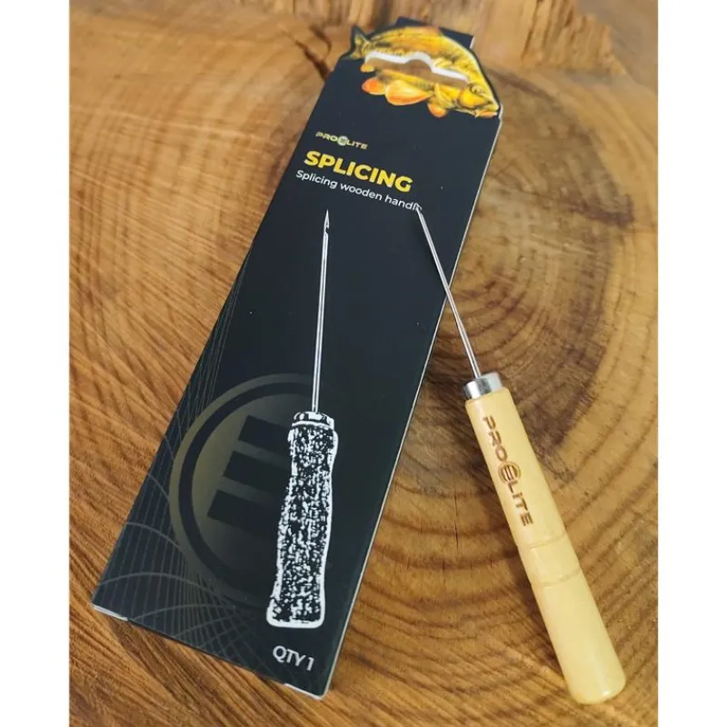 Pro Elite Baits Petit Outillage^Aiguille Splicing Wooden Handle