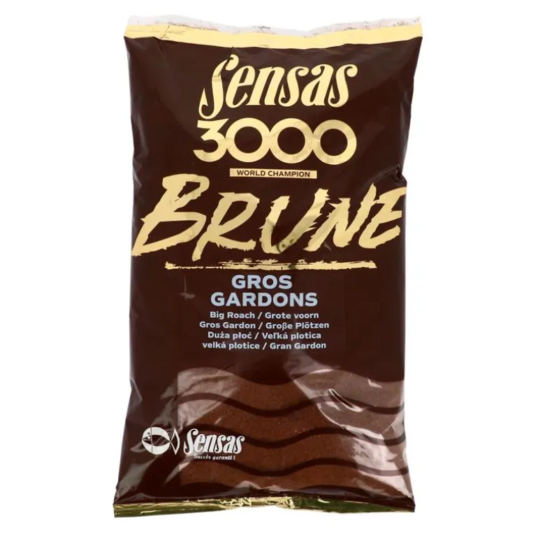 Amorce Sensas 3000 Brune Gros Gardon 1Kg