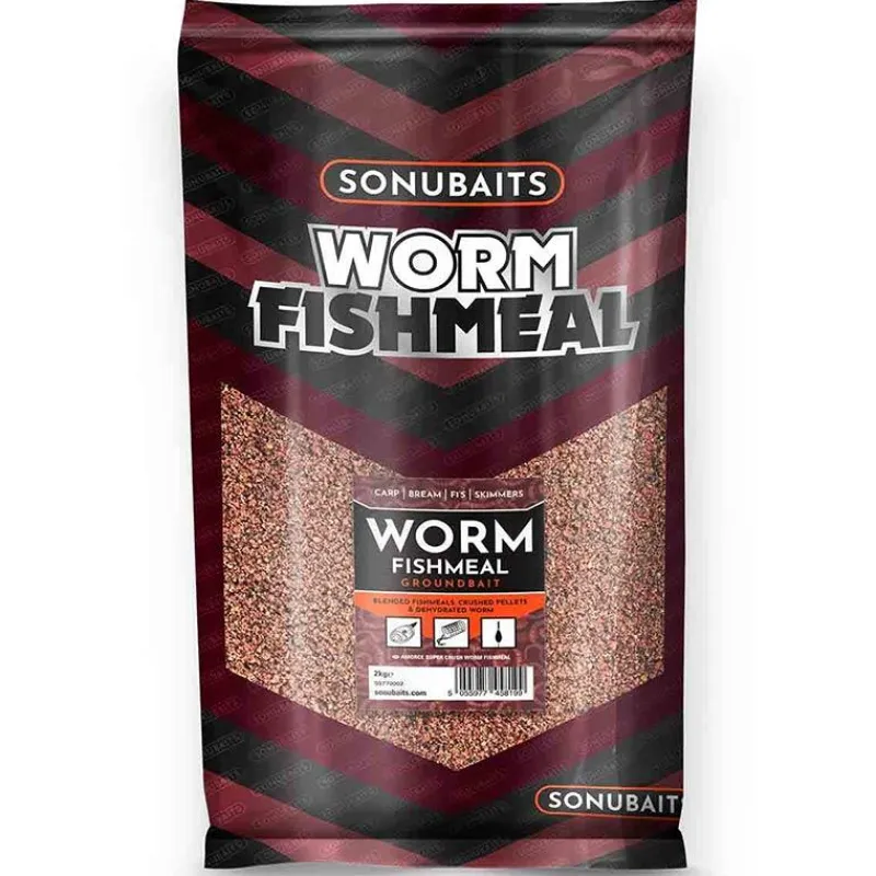 Sonubaits Feeder^Amorce Super Crush Worm Fishmeal