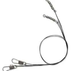 Zebco Fils - Tresses - Bdl Carnassier^Bas De Ligne Acier Trophy 1X7 Rolling - Par 2