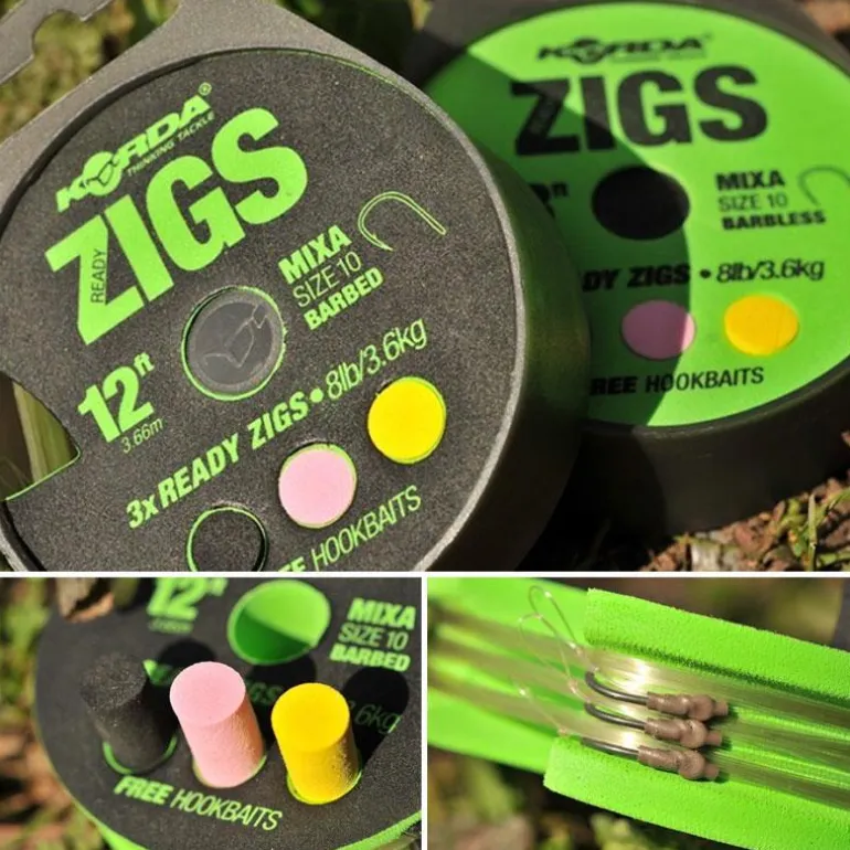 Bas De Ligne Monte Carpe Korda Ready Tied Zigs