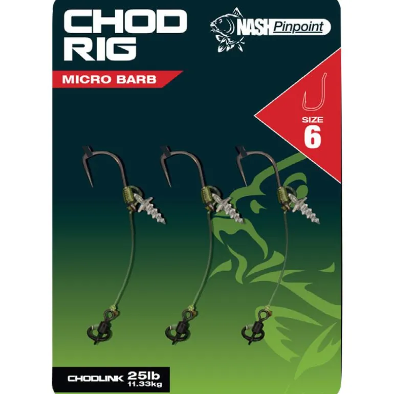 Bas De Ligne Monte Nash Chod Rig - Par 3