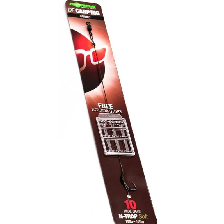 Bas De Ligne Monté Korda N-Trap Df Rig Barbless