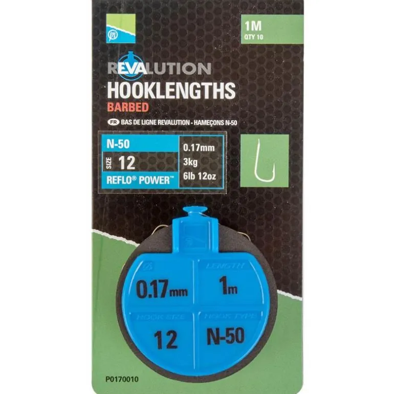 Bas De Ligne Preston Innovations N50 Revalution Hooklengths