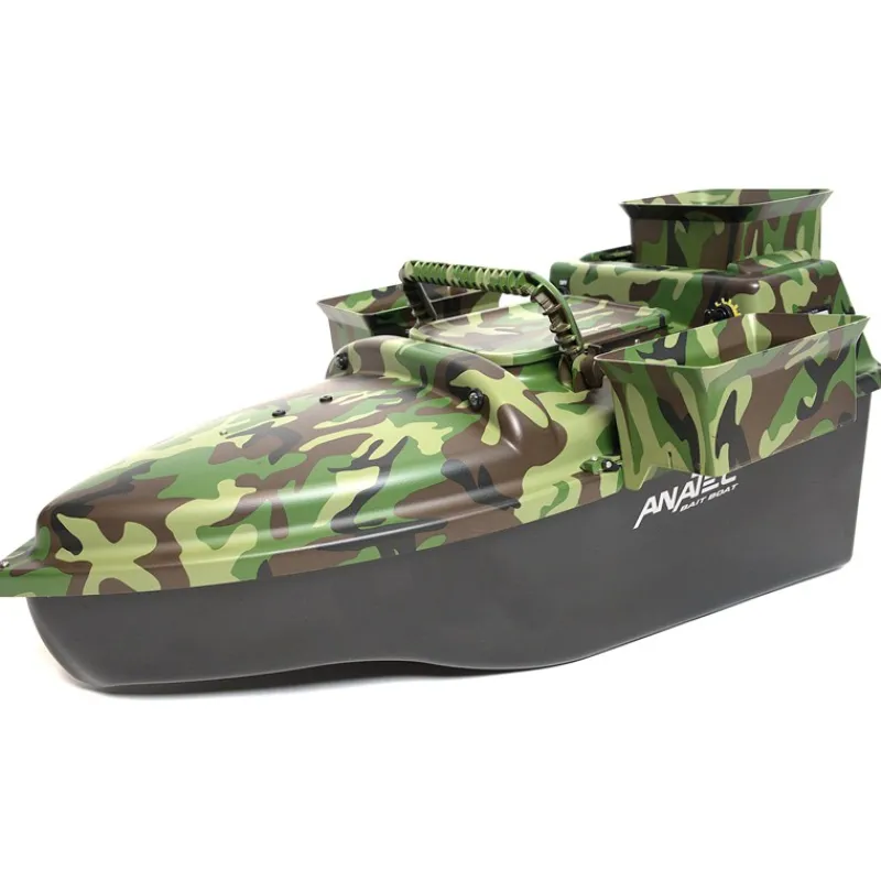 Anatec Propulsion Appâts^Bateau Amorceur Monocoque 3B Forest Lithium 16Ah + An-I6x + Sondeur Alf500