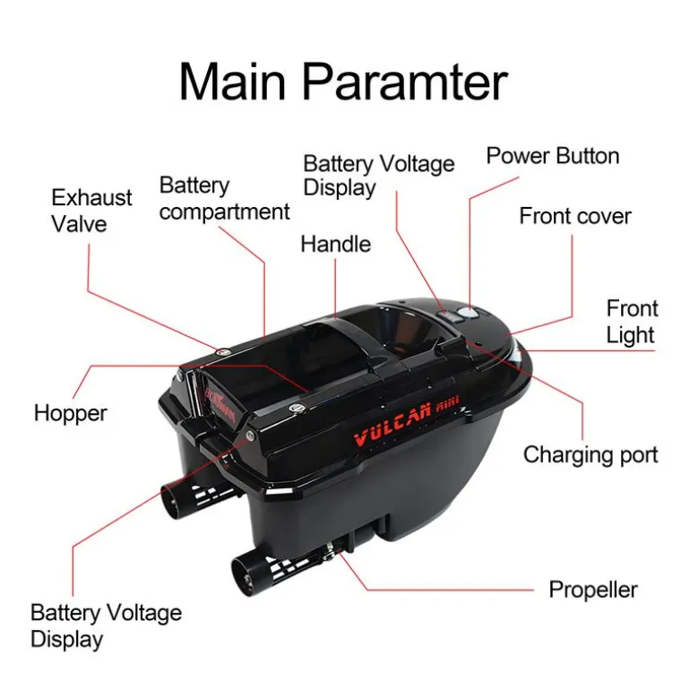 Bateau Amorceur Boatman Vulcan Mini Pro