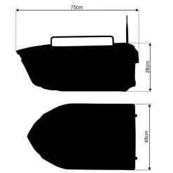 Bateau Amorceur Carp Royal King 6.0 Bait Boat