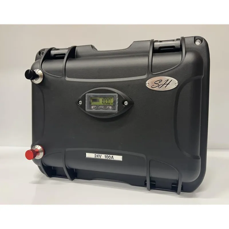 SH Lithium Batteries & Chargeurs^Batterie Lithium Ion Gamme Haute Performance Brushless - 24V100a + Chargeur