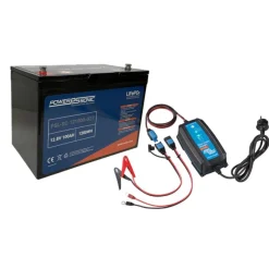 Power Sonic Batteries & Chargeurs^Batterie Lithium Lifepo4 12V 100Ah + Chargeur Étanche Victron 12V10a
