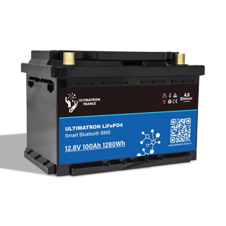 Batterie Lithium Ultimatron Lifepo4 Smart Bms 12.8V 100Ah
