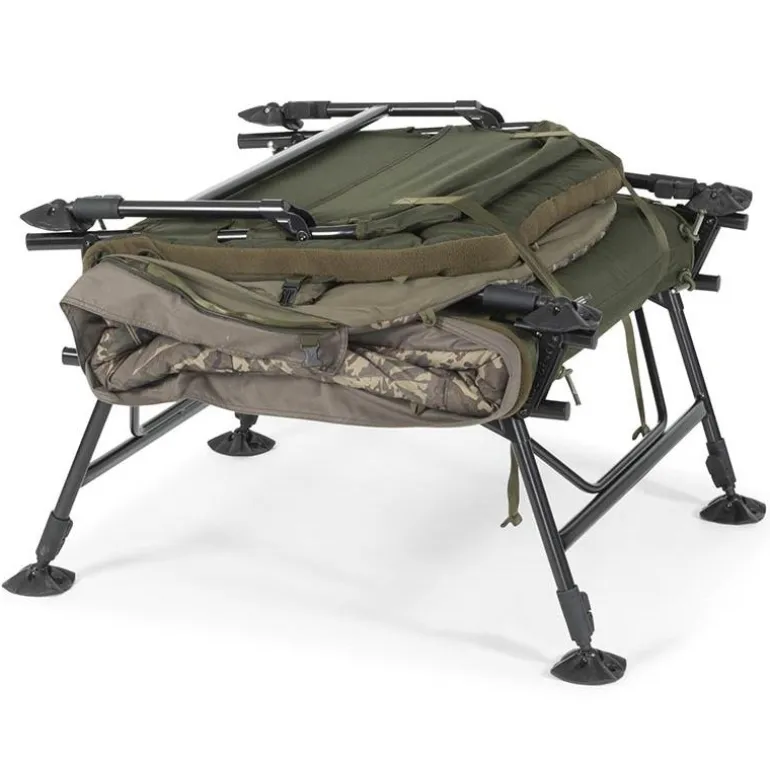 Bedchair Nash Indulgence Hd40 Sleep System 8 Legs Camo