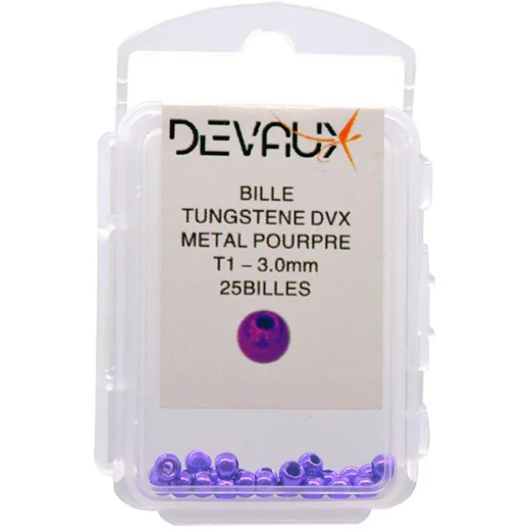 Bille Tungstene Devaux Dvx Metal Pourpre
