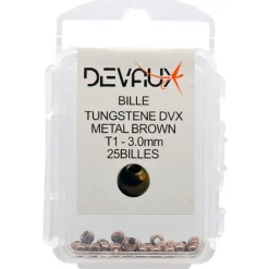 Devaux Fly Tying^Bille Tungstene Slot Dvx - Metal Brown