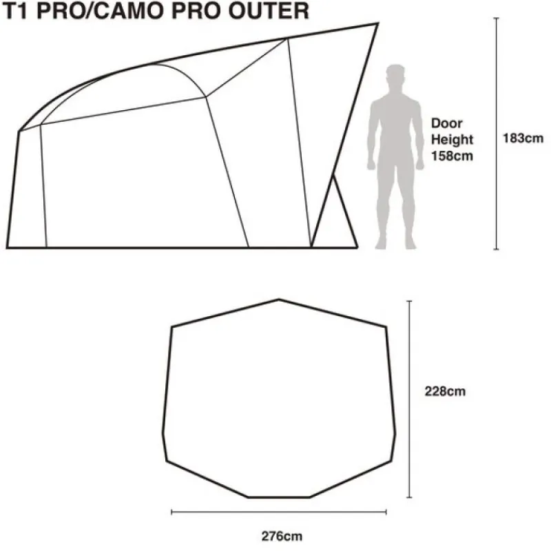 Nash Bivouac^Bivvy Titan T1 Camo Pro - 1 Place