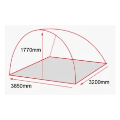 Bivvy Trakker Tempest 200 Shelter - 2 Places