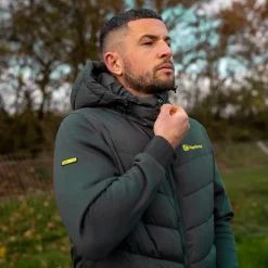 Ridge Monkey Vestes De Pêche^Blouson Homme Apearel Thermapro Hybrid Coat - Green