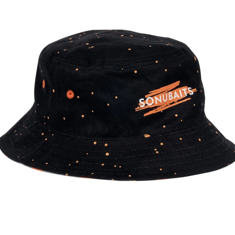 Sonubaits Casquettes, Visières & Chapeaux^Bob Bucket Hat Réversible - Noir/Orange
