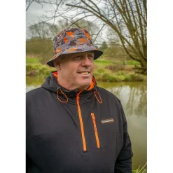 Sonubaits Casquettes, Visières & Chapeaux^Bob Bucket Hat Réversible - Noir/Orange