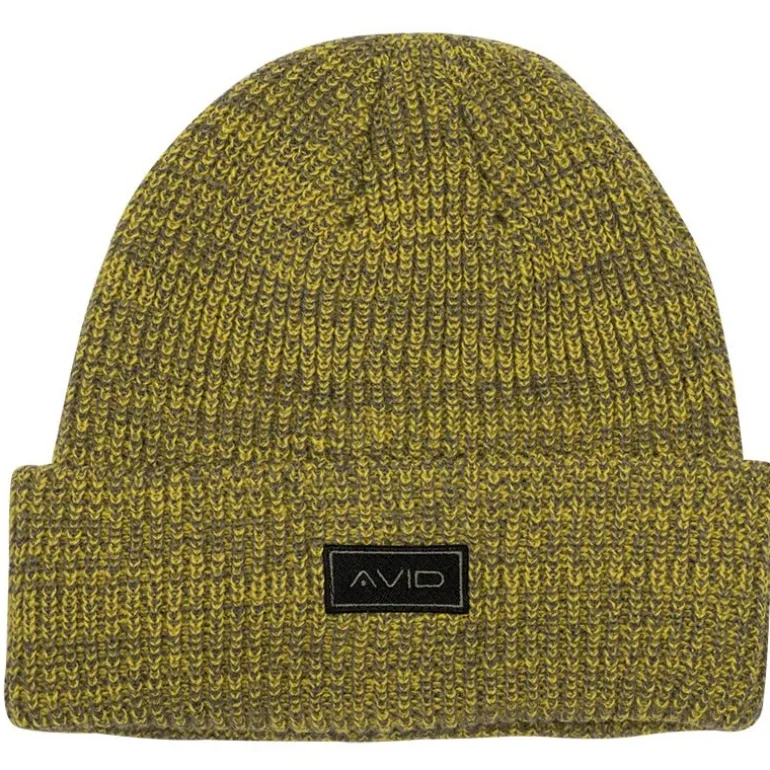 Bonnet Avid Carp Marl Knit Beanie - Jaune