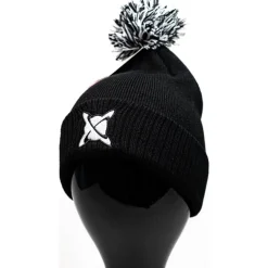 CC Moore Bonnets, Tours De Cou & Gants^Bonnet Bobble Hat - Noir
