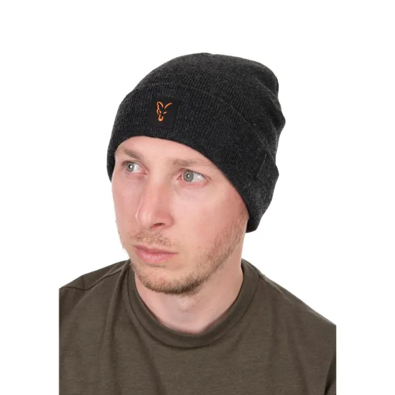Bonnet Fox Collection Beanie - Noir