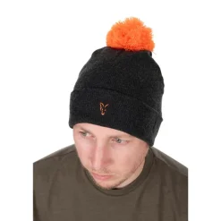 Bonnet Fox Collection Bobble Hat - Noir