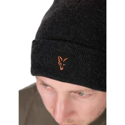 Bonnet Fox Collection Bobble Hat - Noir