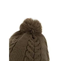 Fox Bonnets, Tours De Cou & Gants^Bonnet Knitted Bobble - Kaki