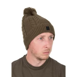 Fox Bonnets, Tours De Cou & Gants^Bonnet Knitted Bobble - Kaki