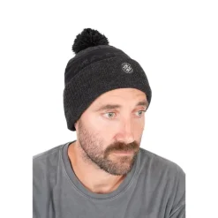 Bonnet Fox Matrix Grey Sherpa Bobble Hat - Gris