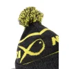 Fox Matrix Bonnets, Tours De Cou & Gants^Bonnet Lime & Grey Bobble Hat - Gris