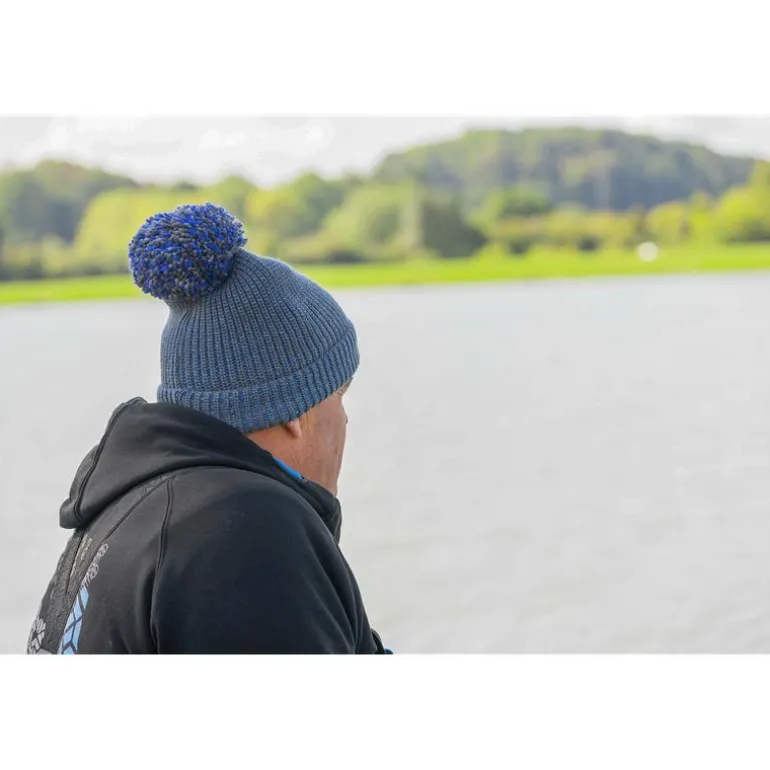 Bonnet Preston Innovations Marled Bobble - Bleu