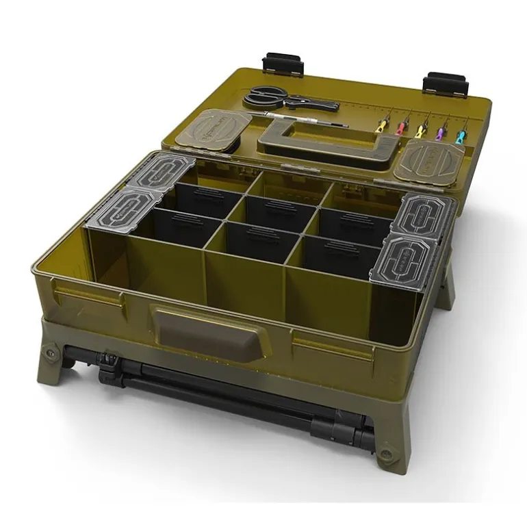 Boîte À Accessoires Complète Korum Mega Blox Station Fully Loaded