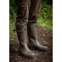 Bottes Homme Fox Neoprene Lined Camo/Khaki Rubber Boot