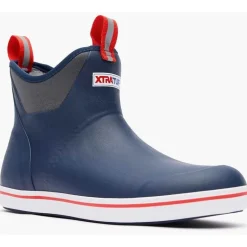 Bottes Homme Xtratuf Ankle Deck Boot - Bleu Marine/Rouge