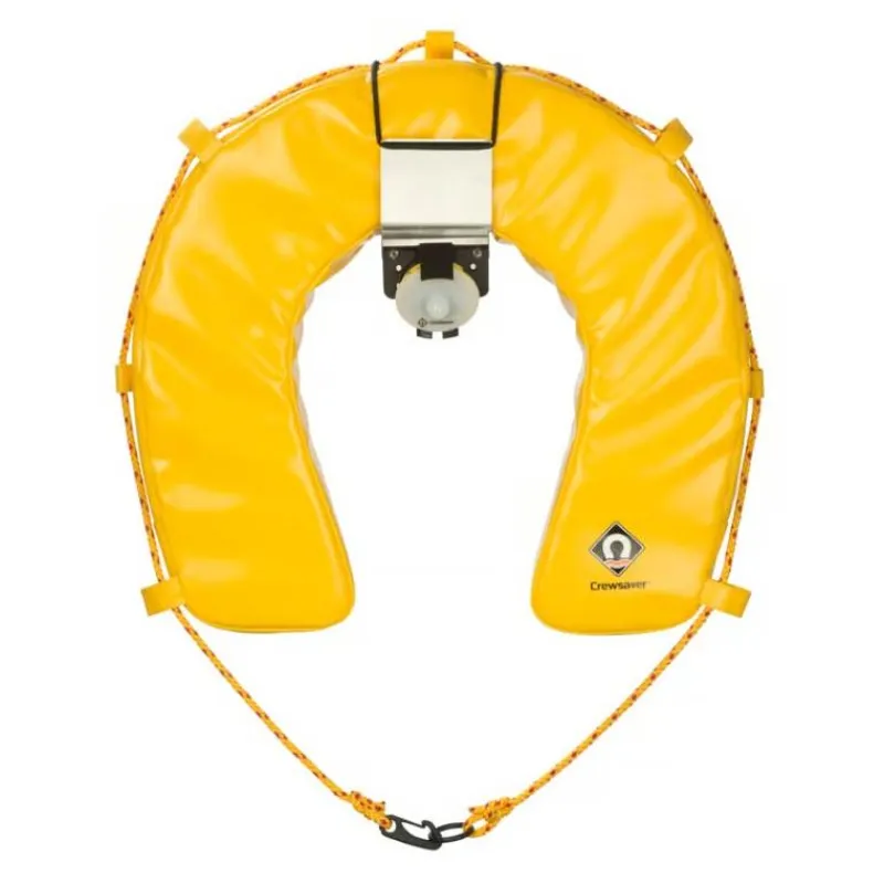 Crewsaver Sécurité & Secours^Bouée Fer À Cheval Hamble Avec Kit Feu À Retournement - Jaune