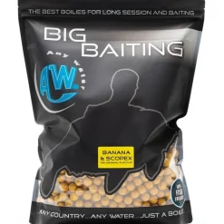 Bouillette Any Water Big Baiting Boilies Banana & Scopex - 5Kg