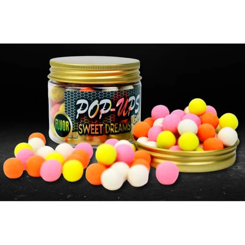 Pro Elite Baits Appâts Carpe^Bouillette Flottante Gold Fluor Pop Up