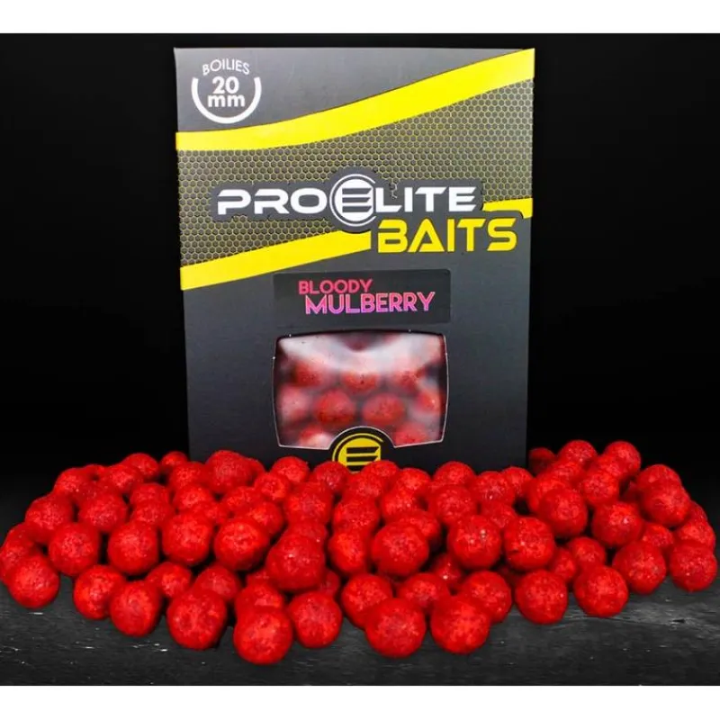 Pro Elite Baits Appâts Carpe^Bouillette Gold Bloody Mulberry