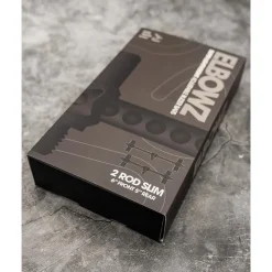 One More Cast Rod Pods – Supports^Buzz Bar Elbowz Black Anodised Aluminium
