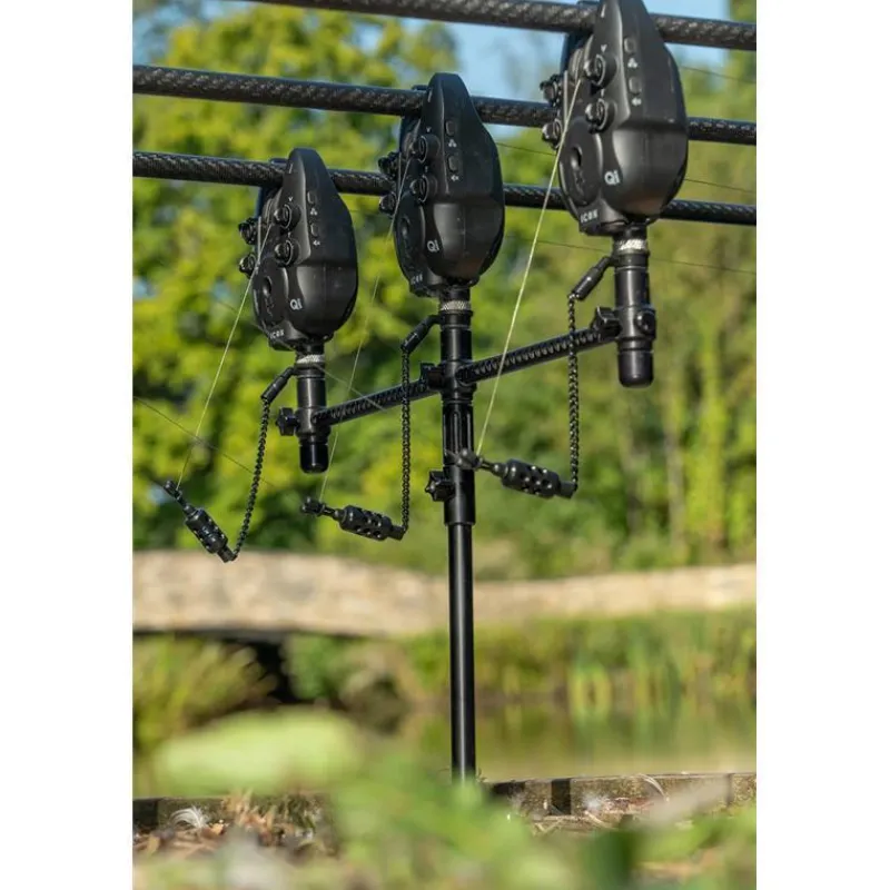One More Cast Rod Pods – Supports^Buzz Bar Elbowz Black Anodised Aluminium