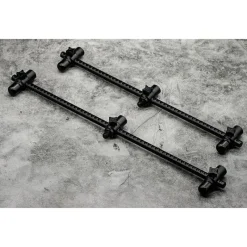 One More Cast Rod Pods – Supports^Buzz Bar Elbowz Black Anodised Aluminium