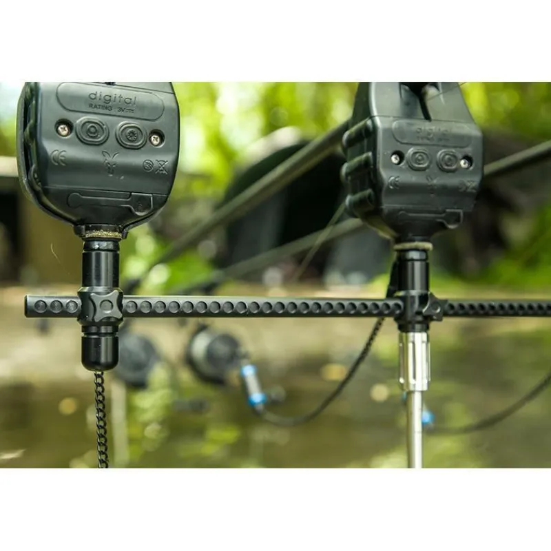 One More Cast Rod Pods – Supports^Buzz Bar Elbowz Black Anodised Aluminium