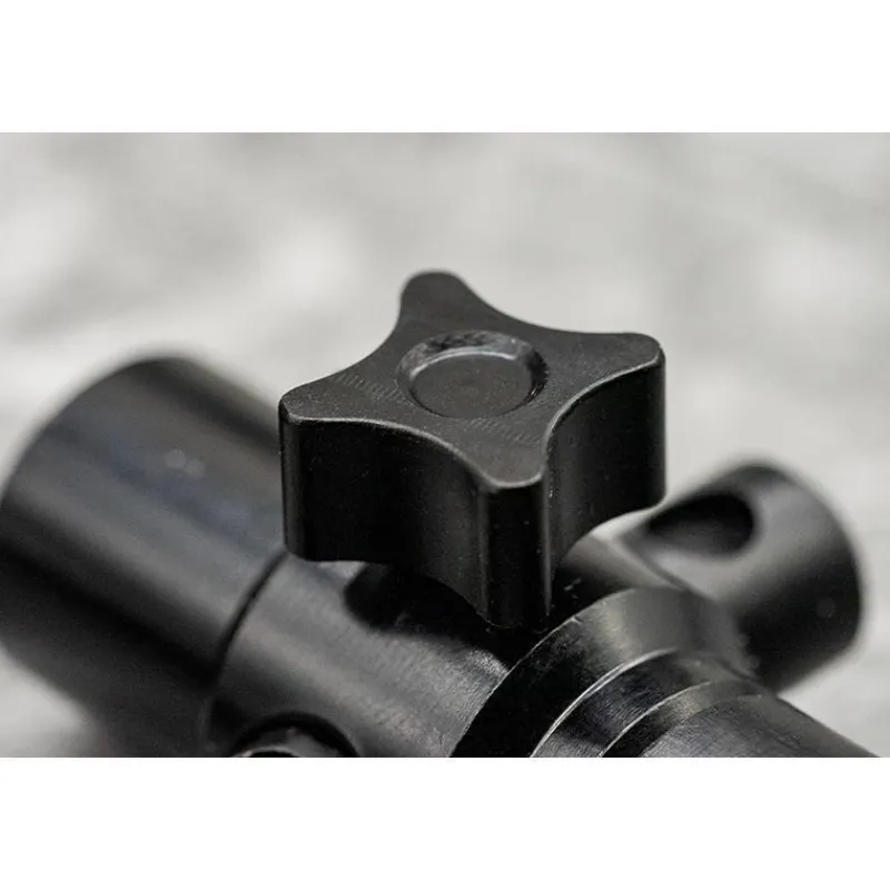 One More Cast Rod Pods – Supports^Buzz Bar Elbowz Black Anodised Aluminium