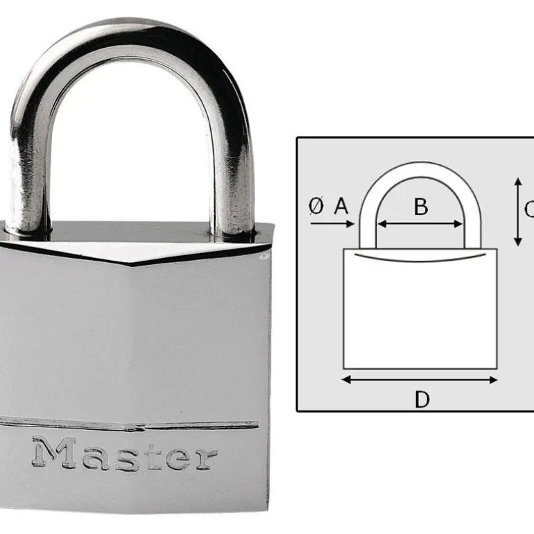Cadenas Master Lock Laiton Chrome