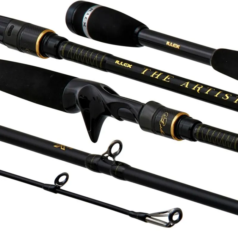 Illex Cannes Carnassier^Canne Casting The Artist X5 B 215 Mh Black Sword