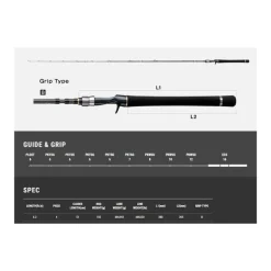 Canne Casting Tailwalk Outback Nc624mh