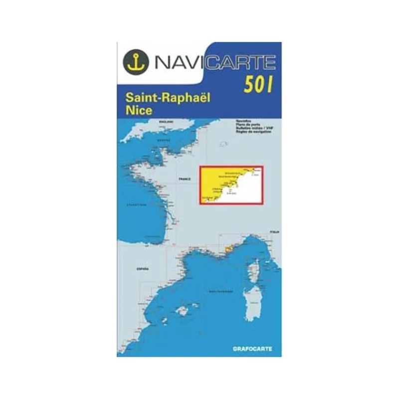 Navicarte Outils De Navigation^Carte De Navigation St Raphael - Nice - Iles De Lerins