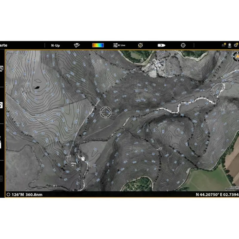Humminbird Sondeurs & Gps|Sondeurs & Gps^Carte Détaillée Lakemaster V2 Premium Des Principaux Lacs Français