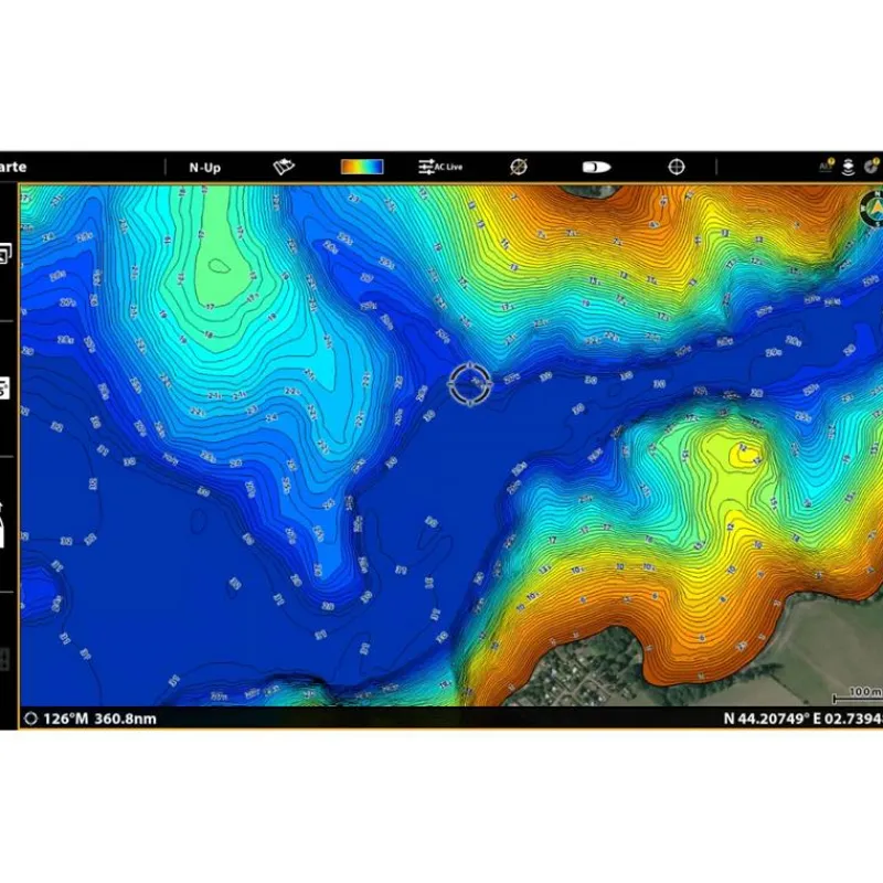 Humminbird Sondeurs & Gps|Sondeurs & Gps^Carte Détaillée Lakemaster V2 Premium Des Principaux Lacs Français